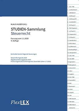 STUDIEN-Sammlung Steuerrecht: Fassung vom 1.1.2020