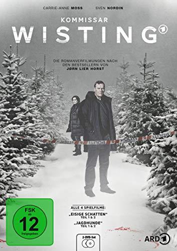 Kommissar Wisting - Alle 4 Spielfilme: Eisige Schatten Teil 1 & 2, Jagdhunde Teil 1 & 2 [2 DVDs]