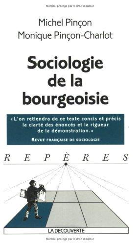 Sociologie de la bourgeoisie