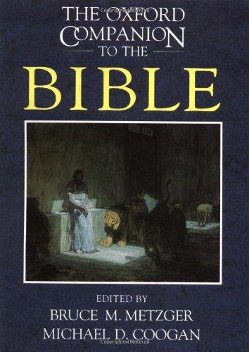 Oxford Companion to the Bible (Oxford Companions)