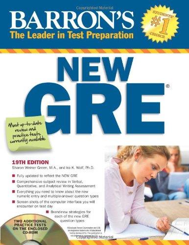 GRE (Barron's GRE (W/CD))