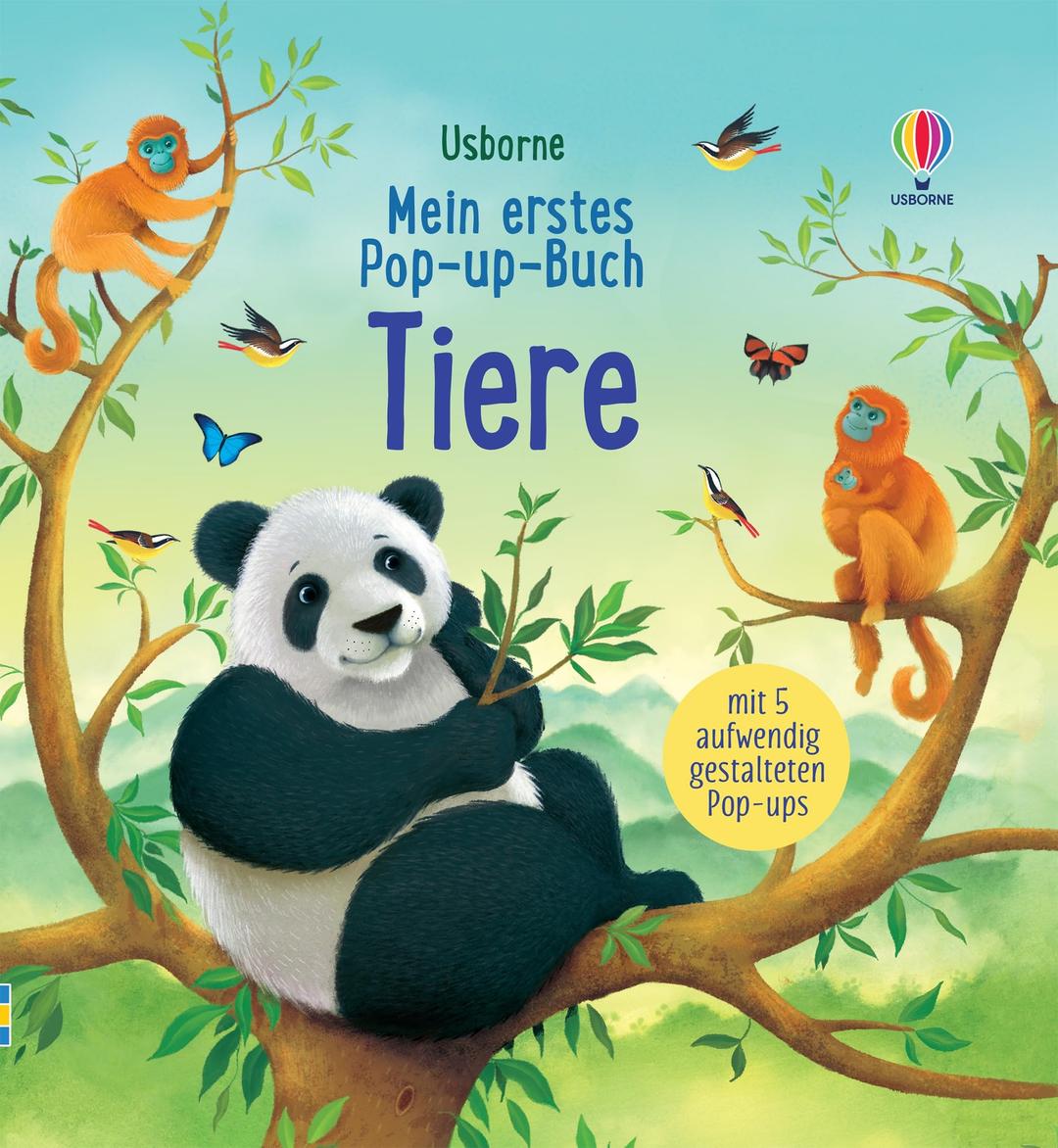 Mein erstes Pop-up-Buch: Tiere: mit 5 aufwenig gestalteten Pop-ups – ab 3 Jahren