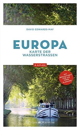 Europa: Karte der Wasserstraßen