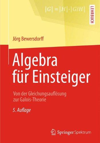 Algebra für Einsteiger: Von der Gleichungsauflösung zur Galois-Theorie