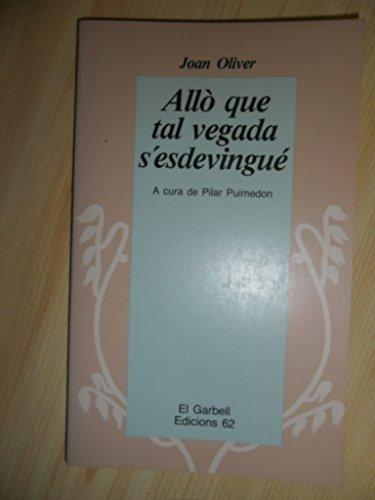 Allò que tal vegada s'esdevingué (El Garbell, Band 22)