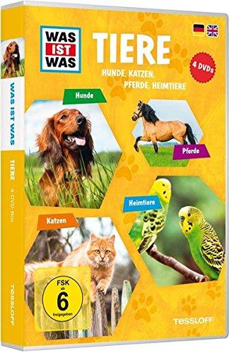 Was ist Was: Tiere - Hunde, Katzen, Pferde, Heimtiere [4 DVDs]