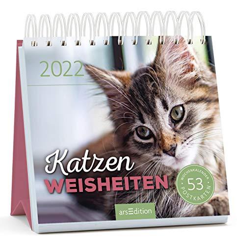 Postkartenkalender Katzenweisheiten 2022