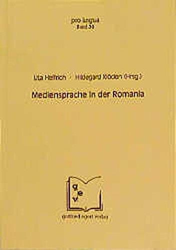 Mediensprache in der Romania (Pro Lingua)