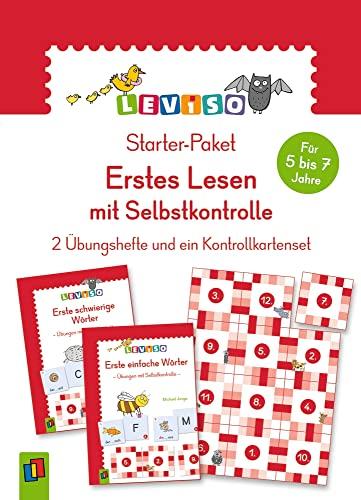 Starter-Paket - Erstes Lesen mit Selbstkontrolle: 2 Übungshefte und ein Kontrollkartenset (LEVISO)