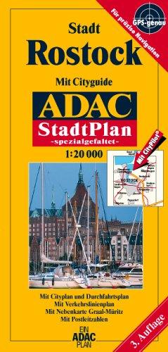 ADAC Stadtpläne, spezialgefaltet, Rostock