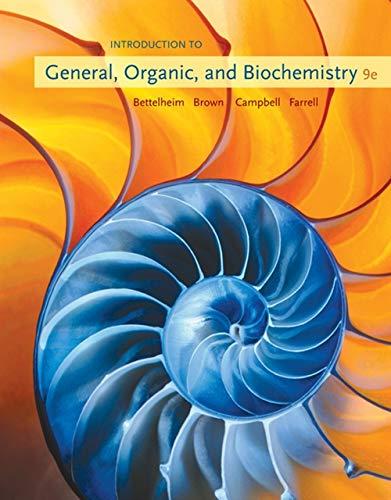 Introduction to General, Organic and Biochemistry (Available Titles Owl)