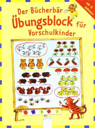 Der Bücherbär-Übungsblock für Vorschulkinder