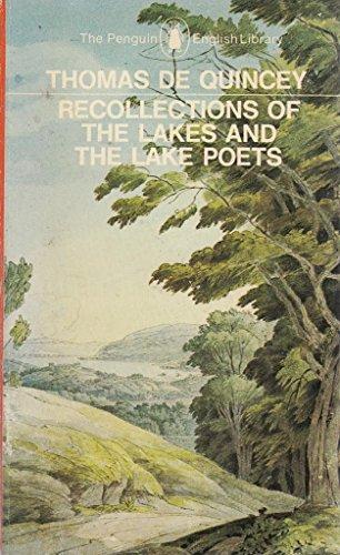 Recollections of the Lakes and the Lake Poets (Penguin Classics)