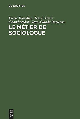 Le métier de sociologue : préalables épistémologiques