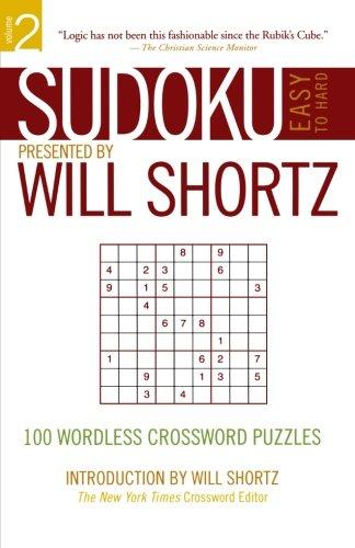 Sudoku Easy to Hard: 100 Wordless Crossword Puzzles: 2