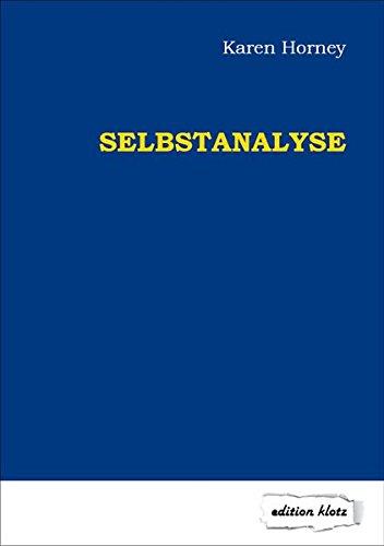 Selbstanalyse (Edition Klotz)