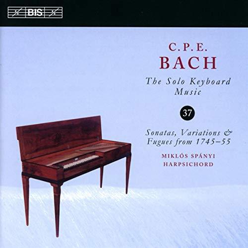 CPE Bach: Solo Keyboard Music Vol. 37 [Miklós Spanyi] [Bis: BIS2331]