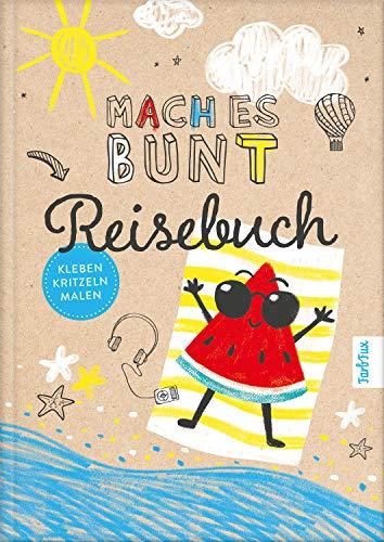 Mach es bunt Reisebuch: Das besondere Reisetagebuch fürs Handgepäck | Urlaub am Meer für bis zu 3 Wochen zum Gestalten und Erinnern | Mitmachbuch für die Ferien ab 6 Jahre | mit praktischen Leseband