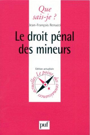 Le droit pénal des mineurs