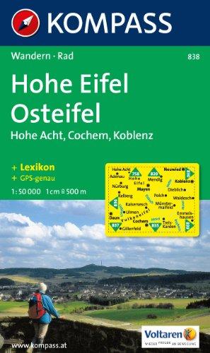 Hohe Eifel - Osteifel: Wander- und Bikekarte. Hohe Acht - Cochem - Koblenz. 1:50.000. GPS-genau