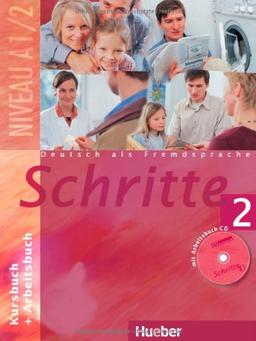 Schritte 2: Deutsch als Fremdsprache / Kursbuch + Arbeitsbuch mit Audio-CD zum Arbeitsbuch: Deutsch als Fremdsprache. Niveau1/2