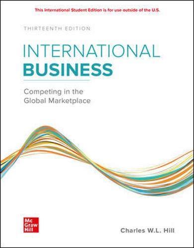 International Business: Competing In The Global Marketplace