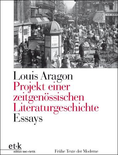 Projekt einer zeitgenössischen Literaturgeschichte: Essays