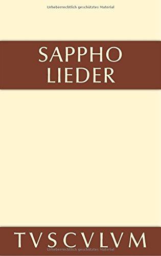 Lieder: Griechisch und deutsch (Sammlung Tusculum)