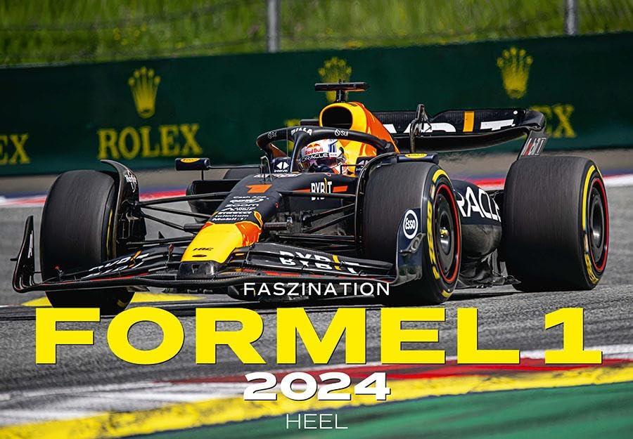 Faszination Formel 1 Kalender 2024: Wandkalender F1 Rennssport FIA Grand Prix Automobilsport