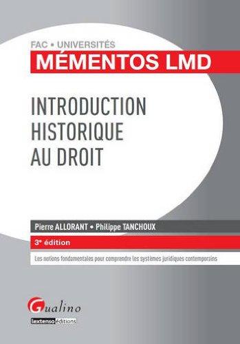 Introduction historique au droit