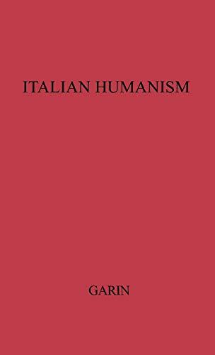 Italian Humanism