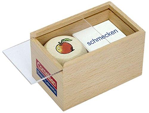 Deutsch plus - Lehrmittel Grundschule - Würfelspiele: 2./3. Schuljahr - Wortfeldübungen 1: Würfelspiel. Holzbox mit Holzwürfel und 60 Karten