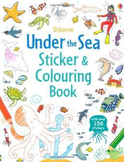 Under the sea sticker and colouring book