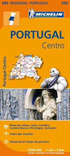 PORTUGAL CENTRE 11592 CARTE ' REGIONAL ' MICHELIN KAART