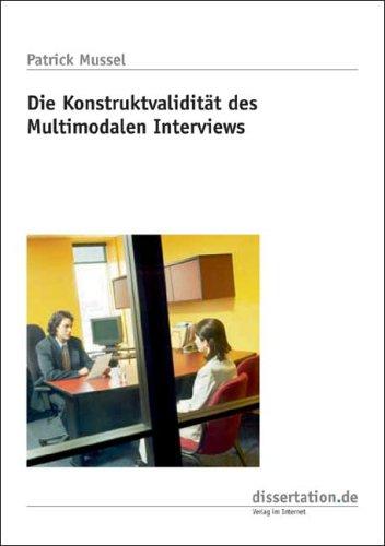 Die Konstruktvalidität des Multimodalen Interviews