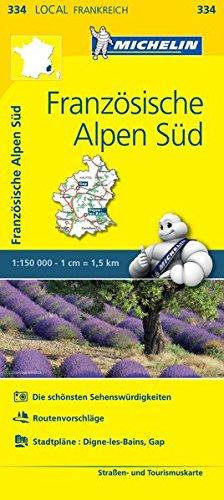 Michelin Französische Alpen Süd: Straßen- und Tourismuskarte 1:150.000 (MICHELIN Localkarten)