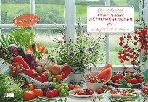 DUMONT - DUMONTS neuer Küchenkalender 2025 Broschürenkalender, 42x29cm, Wandkalender mit Rezepten und Gedichten, seit 35 Jahren der meistverkaufte ... Deutschlands: Liebe geht durch den Magen