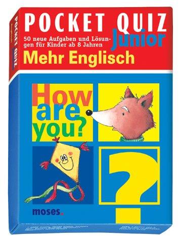 Pocket Quiz Junior. Mehr Englisch: 50 neue Aufgaben und Lösungen für Kinder