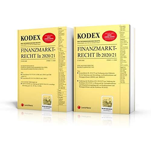 KODEX Finanzmarktrecht Band Ia + Ib 2020/21: BWG/CRR/CRD/ESAEG/BaSAG