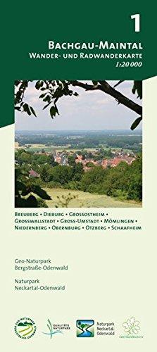 Blatt 1, Bachgau-Maintal: Wander- und Radwanderkarte 1:20.000. Mit Breuberg, Dieburg, Großostheim, Großwallstadt, Groß-Umstadt, Mömlingen, ... und Naturpark Neckartal-Odenwald)