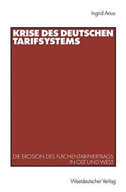 Krise des deutschen Tarifsystems