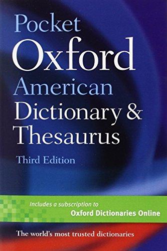 Pocket Oxford American Dictionary & Thesaurus