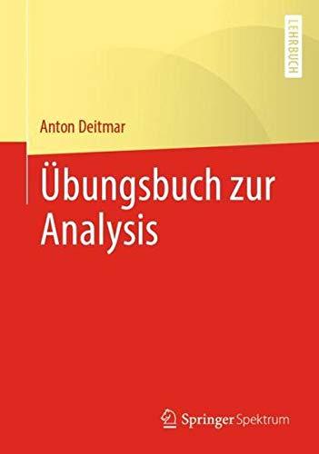 Übungsbuch zur Analysis