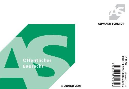 Öffentliches Baurecht