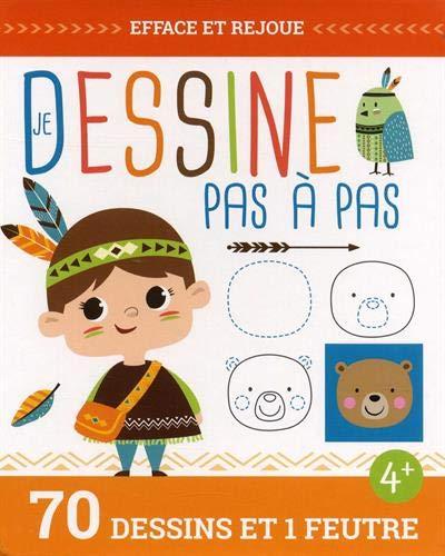 Je dessine pas à pas : 70 dessins et 1 feutre