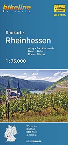 Radkarte Rheinhessen (RK-RPF06): Alzey - Bad Kreuznach - Mainz - Worms - Nahe - Rhein, wetterfest/reißfest, GPS-tauglich mit UTM-Netz (Bikeline Radkarte)