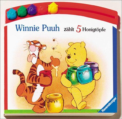 Winnie Puuh - Erste Spielbilderbücher: Winnie Puuh zählt 5 Honigtöpfe: Buch mit Spielzeug