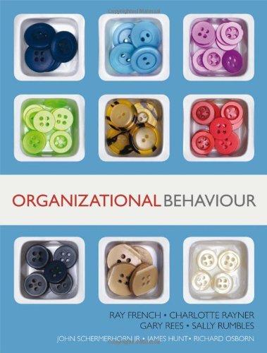 Organizational Behaviour: European Edition