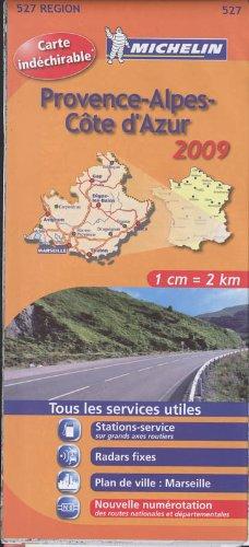 PROVENCE ALPES COTE D ' AZUR 17527 CARTE MICHELIN KAART 2009 (KAARTEN/CARTES MICHELIN)