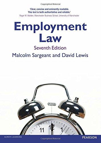 Employment Law: Uk Edition